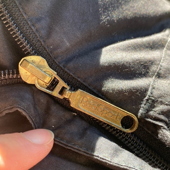 Pedsport/Pedigree Vintage Down Ski/Snowboard Black One-Piece Snow Jumpsuit - Picture 8 of 11